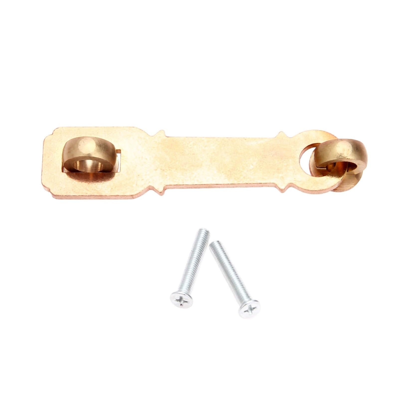 Shundeed One Color 110 * 25Mm Copper Box Hasp Locks, Brass Toggle Locks, Suitable For Door Cabinet Jewelry Box Furniture Hardware Hinges.(A)