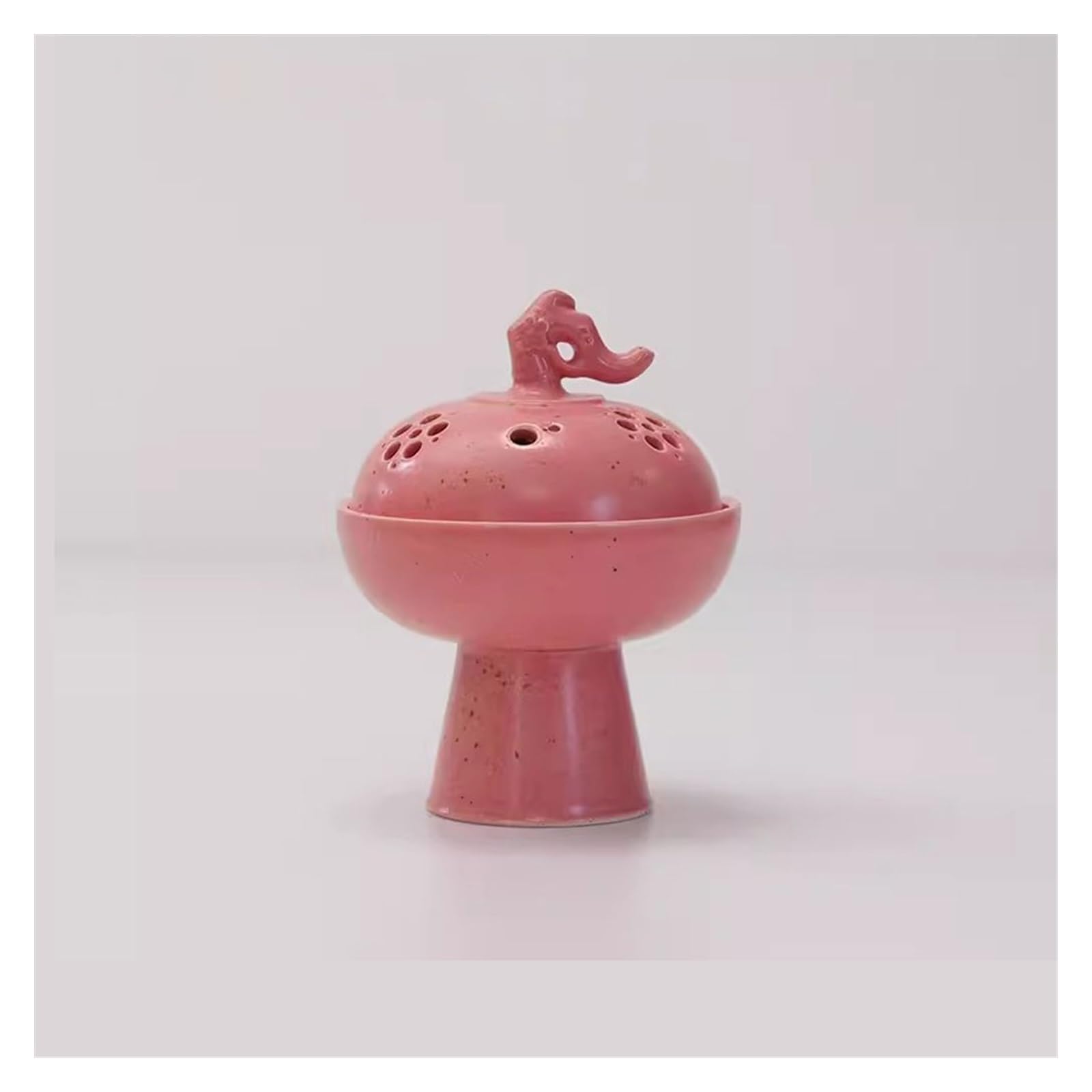 Incense Holder Base Jingdezhen Creative Pink Glaze Aromatherapy Stove Household Indoor Incense Burner
