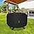 GYXZ Fire Pit Cover Round ( 50” Dia X 24”H ) Heavy Duty 600D Polyester with PVC Coating Material, Weather Resistant and Waterproof, Fire Pit/Bowl Cover, Black