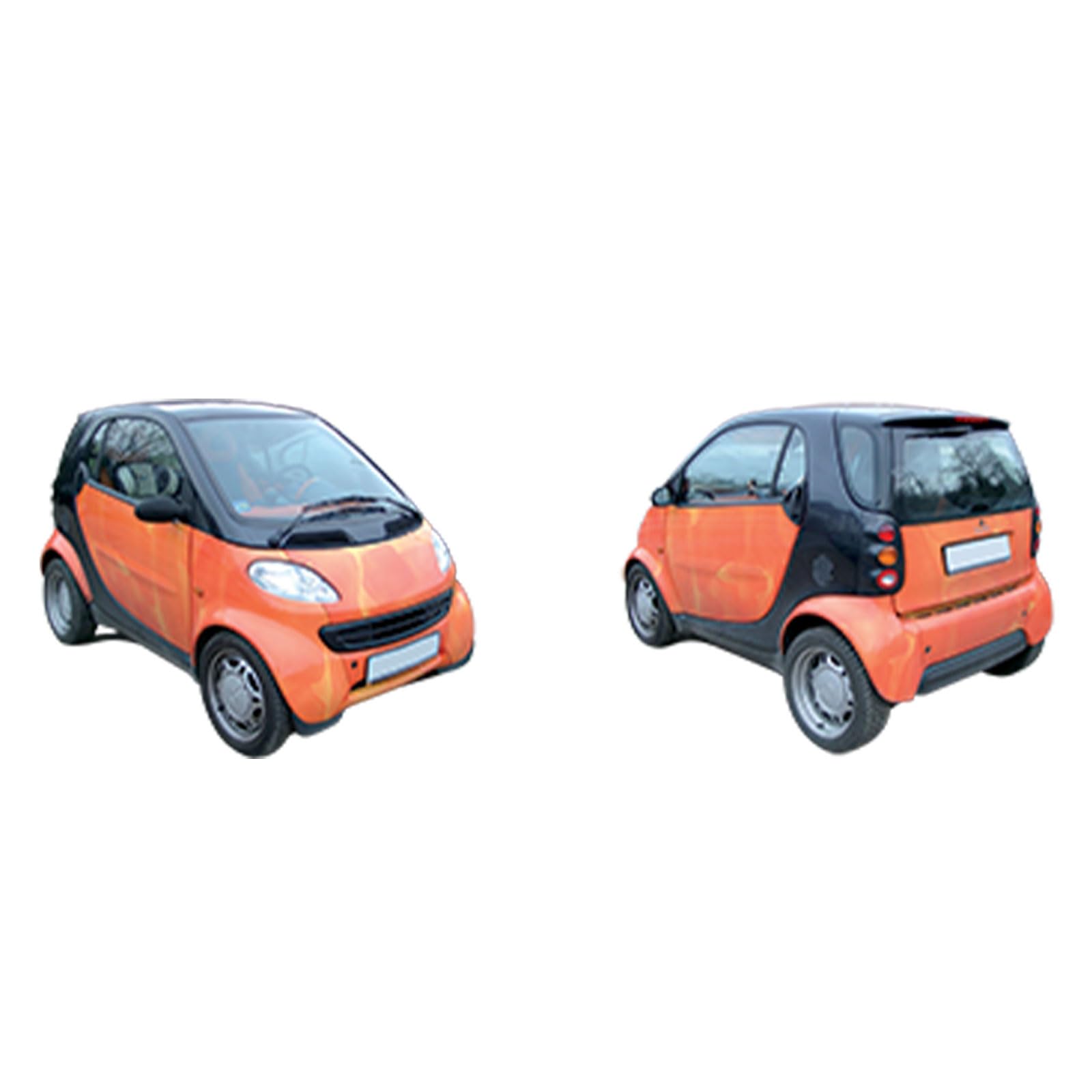 ME3021052 PARAURTI POSTERIORE NERO LISCIO DA PRIMERIZZARE SPECIFICO E COMPATIBILE PER SMART FORTWO CITY COUPE' DAL 1998 AL 2002. CODICE ORIGINALE Q0000941V013C21L00