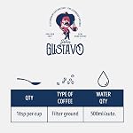 Café Senor Gustavo El Bueno Smooth Colombian Light Roast Ground Coffee, Rich Flavored Coffee with a Hint of Floral Taste, Kosher Certified Coffee, South Central America Sourced Beans - (227g)
