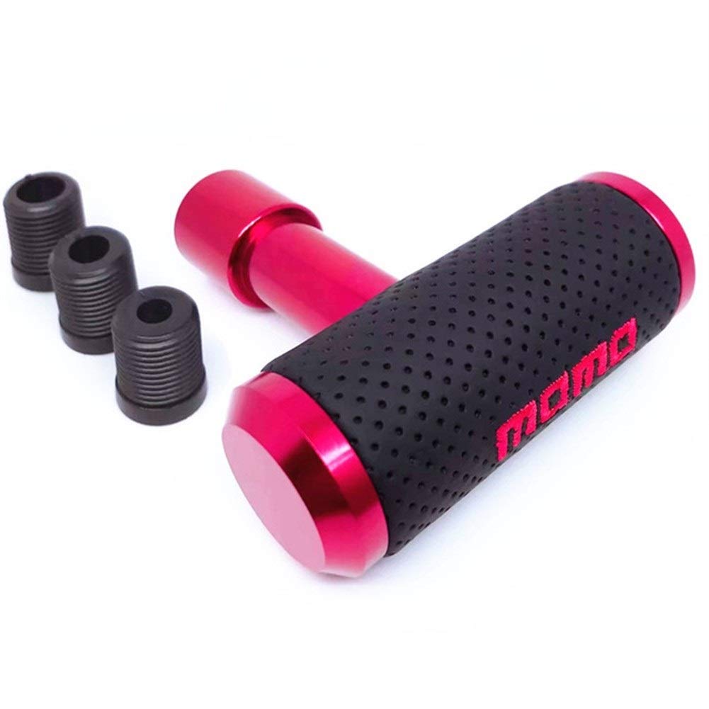 Gear Shift Knob Airplane MT AT MOMO Universal Leather Gear Shift Knob For T oy&ota For F or&d Gearshift Shifter Stick Lever HeadBall Pen POMO ARM Gear Stick (Color : 4)