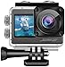 Somikon Action Cam: 6K-Actioncam mit 2 Farbdisplays, WLAN, Bildstabilisierung, Sony-Sensor (Unterwasserkamera, Action Camera, Videorecorder)