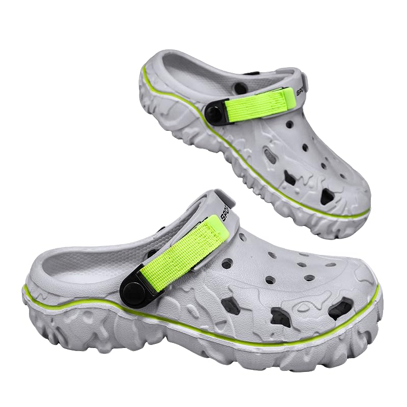Image of Men's Clogs Garden Shoes Adult Mules Outdoor Sports Sandals Summer Water Beach Shoes Casual Slippers Lightweight Breathable Non-Slip