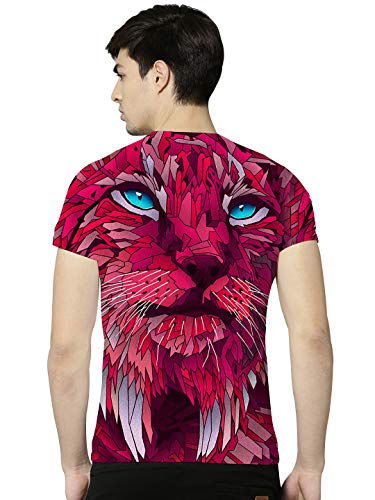 Image of STAND OUT All Over Printed Psychelic Trippy Animal T-Shirts