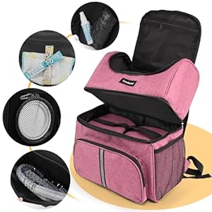 Dog-Travel-Bag-Dog-Backpack-For-Supplies-With-Food-Container-Bag-for-Hiking-Overnight-Camping-Trip-Pink - Cucciolini Doodles   Dog-Travel-Bag-Dog-Backpack-For-Supplies-With-Food-Container-Bag-for-Hiking-Overnight-Camping-Trip-Pink