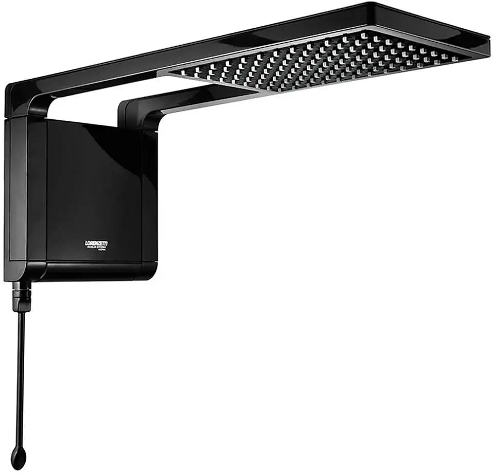 Chuveiro Acqua Storm Ultra 127V 5500W, LORENZETTI, 7510062, Preto, Pequeno
