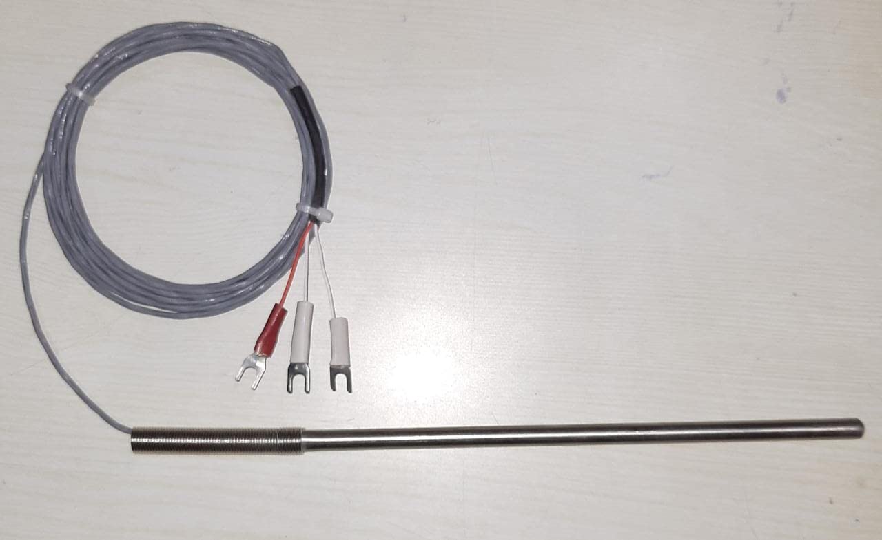 RISARYA RTD PT-100 TYPE 6MM X 6" SENSOR AND 3 WIRE WITH 3M(L) (±200 °C),±1 °C,1PCS (B0BB7GNGJR) Amazon Price History, Amazon Price Tracker