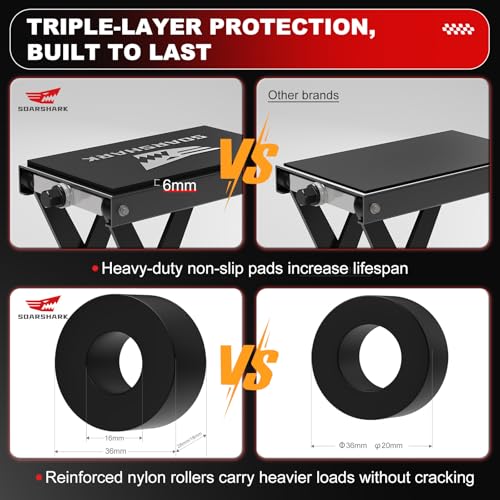 SOARSHARK Aluminum Scissor Lift Jack