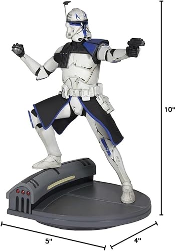 Miniatura 9 de Diamond Select Toys Star Wars Colección Premier: Estatua de Rex de Clone Wars, multicolor, 10 pulgadas