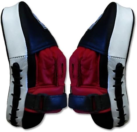 Miniatura 3 de Guantes curvados de cuero para boxeo, Muay Thai, MMA, kickboxing, artes marciales