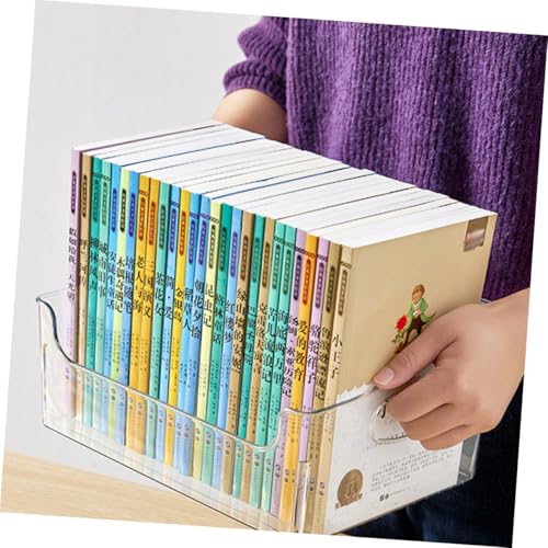 Boîte de rangement transparente avec poignées ergonomiques intégrées
