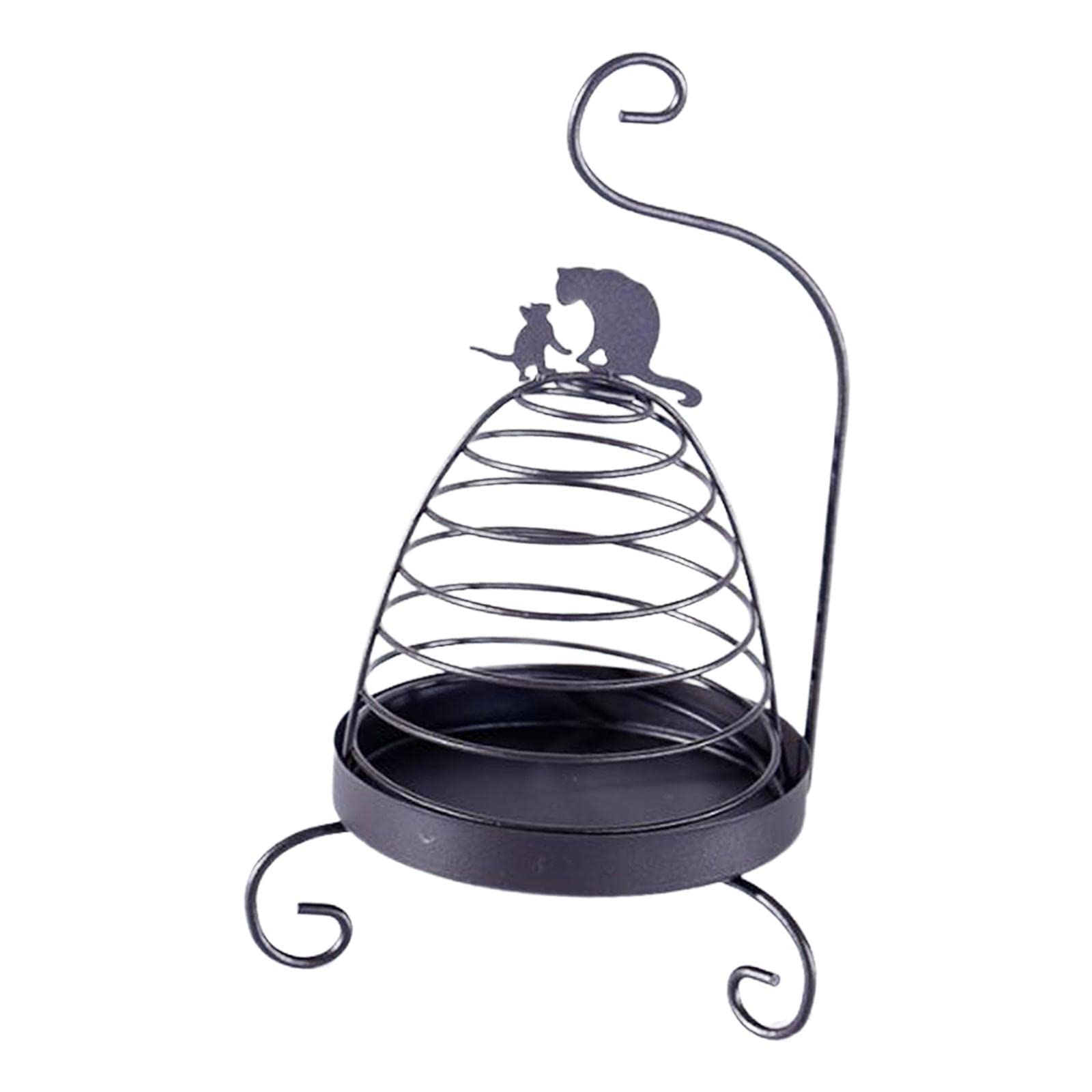 Burner Holder Holders Stand for Household Office Hotel Black Retro Bird-image-35