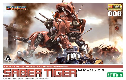 Zoids HMM-006 Saber Tiger escala 1/72 miniatura 1
