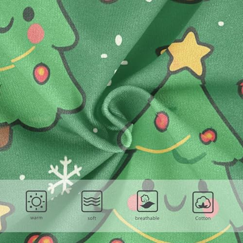 1-piecing Hip Design Girls' Panties Breathable Underwear for Toddler Girls Christmas Trees in Sizes 2T,3T, 4T, 5T, 6Y and 8Y3