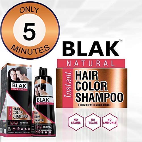 The 10 Best Instant Hair Color Shampoos for Ever Young Look 5 Blak Natural Hair Instant Color Shampoo