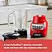 BLACK+DECKER Countertop Blender with 6-Cup Glass Jar, 10 Speed Settings, Red, BL1210RG
