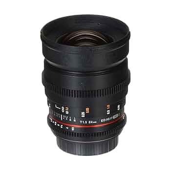 Rokinon 24mm T1.5 MFT マイクロフォーサーズ レンズ 24mm T1.5 Full Frame Wide Angle Cine DS - Rokinon Lenses