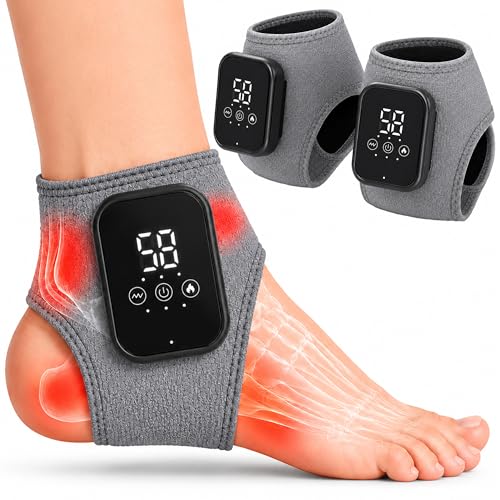 Shinbox Cordless Foot & Ankle Massager with Heat (2 Pack)