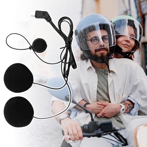 Micrófono para casco de motocicleta impermeable con clavija de 10 pines 2