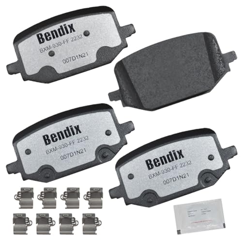 Image of Bendix Fleet Metlok MKD2232FM Semi-Metallic Rear Brake Pads for Ford Explorer 2024-2020