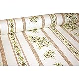 Tissu au mètre coton clos des oliviers écru largeur 1m60