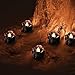 eLander Halloween Decorations Candles Tea Lights, Battery Operated, Flickering Flameless [12 Pack – Amber Yellow]