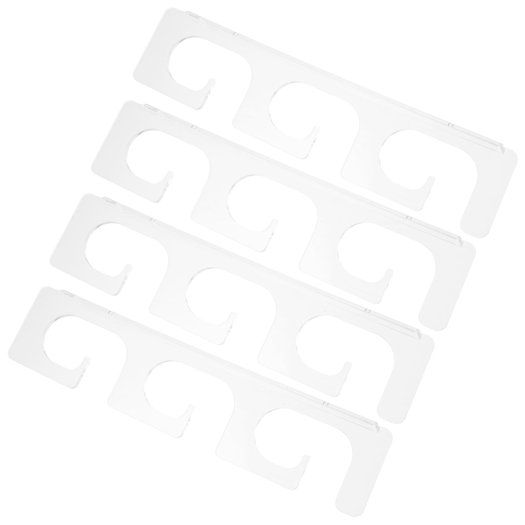 SUPVOX 2paia Supporto per Canne da Pesca in Materiale Acrilico Portacanne da Pesca per Garage e Soffitto Staffe per Canne da Parete Design Semplice e Funzionale per Riporre