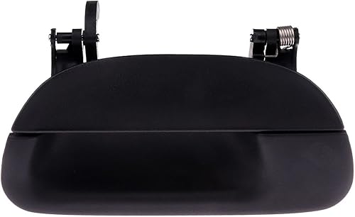 ECCPP Manija de puerta trasera para Ford 1997-2003 con textura negra sin ojo de cerradura