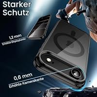 JETech Magnetische Hülle für iPhone Air, Schwarz – Ansicht 5