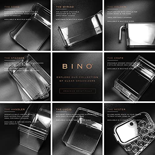 Bino | Plastic Egg Holder For Refrigerator, 21 Egg | The Nester Collection | Built-In Handle | Bpa-Free | Egg Storage Container For Refrigerator | Egg Container For Refrigerator | Egg Organizer #TOP4