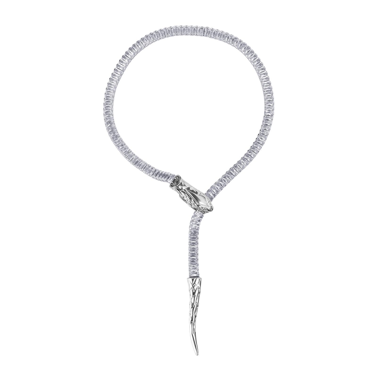 Cupimatch Schlangenkette Damen Biegsame Halskette: Exquisite