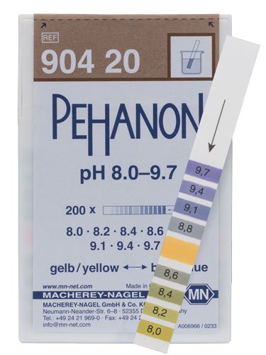 Macherey-Nagel, 90420, Pehanon pH 8.0-9.7, Box of 200 Strip