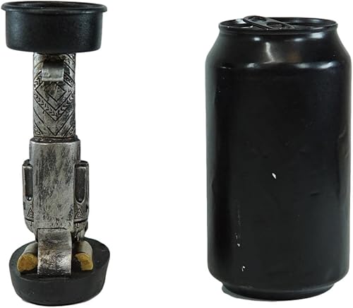 Miniatura 4 de Ebros Gift Rústico Old World Western Outlaw Cowboy Six Shooter Revolver Pistol Gun con bala Vela votiva Vela Vela Vela Figura Decorativa Country