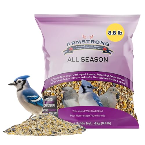 Armstrong All Season Blend, Premium Wild Bird Seed Mix, 4KG (8.8LB) Bag