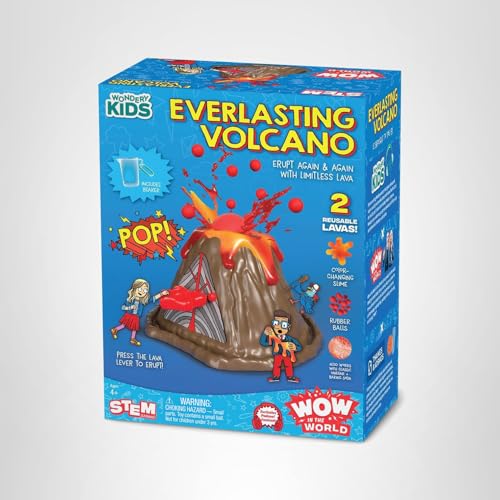 Wow in The World Everlasting Volcano | Erupt Your Volcano Again & Again, Slime Lava, Rubber Lava Rocks, Companion Audio Content, Bonus Reusable Science Tool, STEM Toy for Kids 4+ by Thames & Kosmos - Image 7