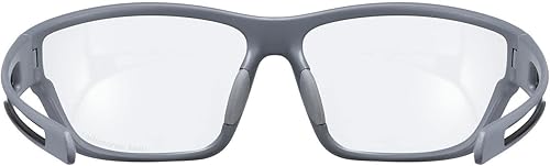 Miniatura 4 de UVEX gafas de sol deportivas fotocrómicas para ciclismo/running con protección UV, para mujer y hombre, estilo deportivo 806 V, gris mate, talla