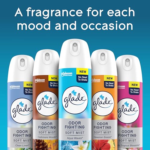 Glade Air Freshener Room Spray, Clean Linen Scent, Odor Fighting to Deliver Long Lasting Freshness, 8 Oz, 6 Count - image 8