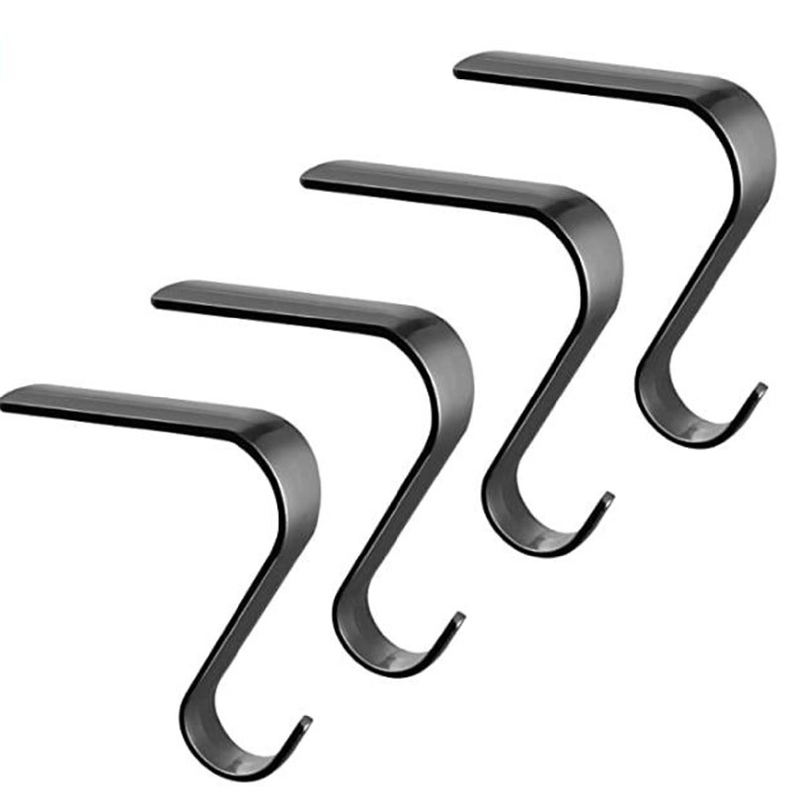 Iron Stocking Holder Decorative Hangers Heavy Duty Metal Hooks for Christmas Mantel and Fireplace Decoration Metal Hanging Hooks