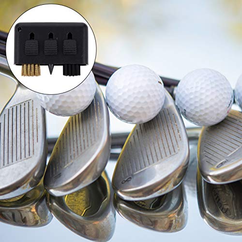 BESPORTBLE Escova de Golfe Escova de Limpeza de Bola de Golfe, Limpador de Ranhuras para Bola de Gol