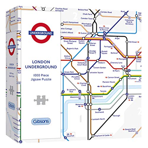 Gibsons TFL London Underground Map Jigsaw Puzzle (1000 Pieces)
