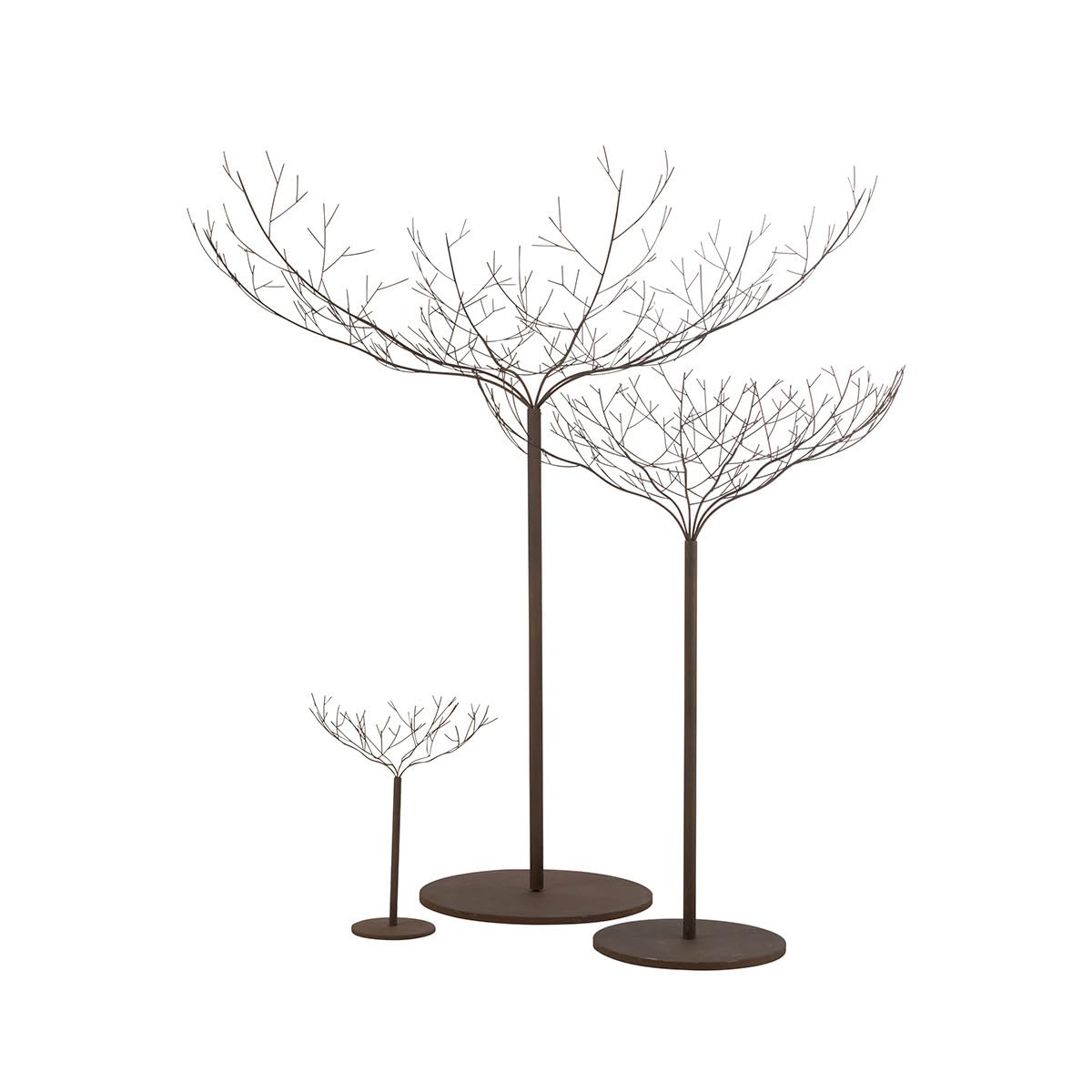 Paris Prix Arbre Déco en Métal Maynard 250cm Marron