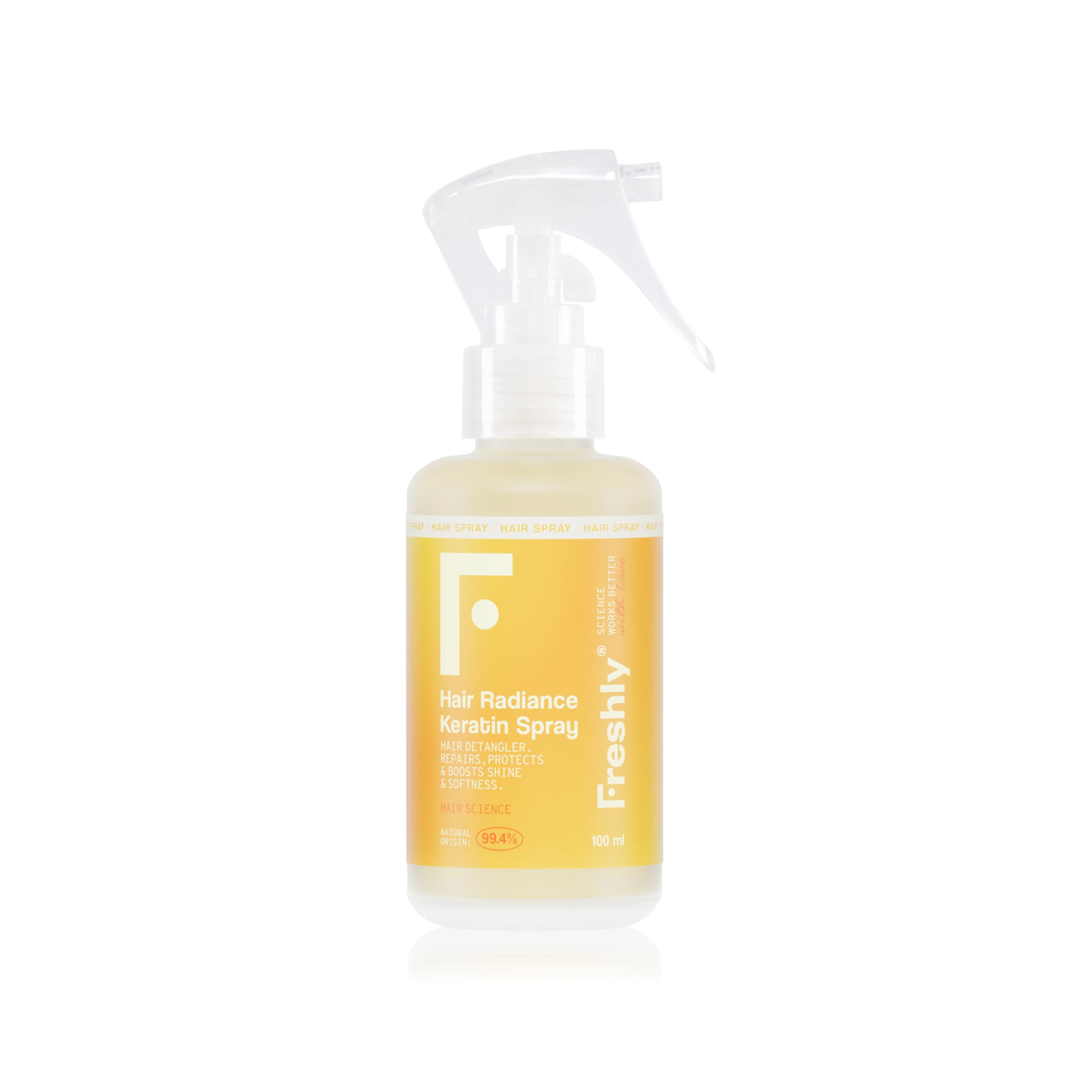 Freshly Cosmetics Spray desenredante protector térmico para pelo Hair Radiance Keratin Spray, 100ml
