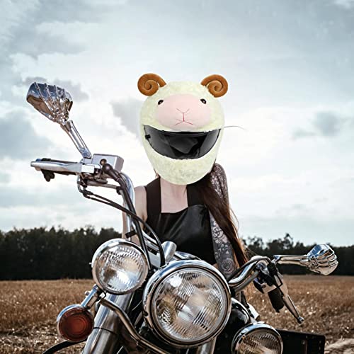 Capa de chapelaria bonito - Engrenagem animal engraçada de Moto do carbono da cara - Bicicleta esqui