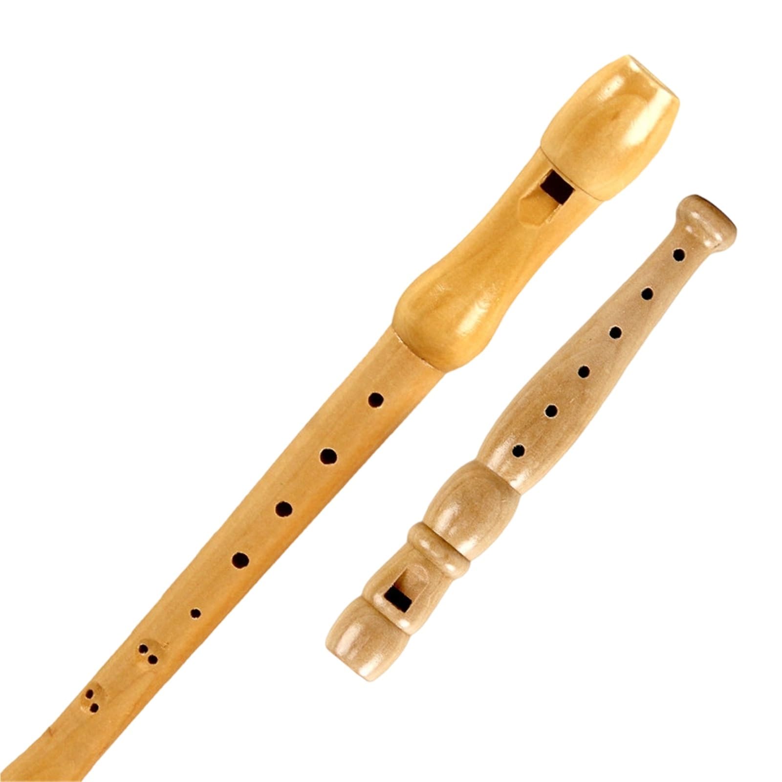 Instrumentos Tipo B De Madera De Tono Alto Aptos Para Principiantes Con 6 Agujeros Y 8 Flautas Dulces(8-hole)