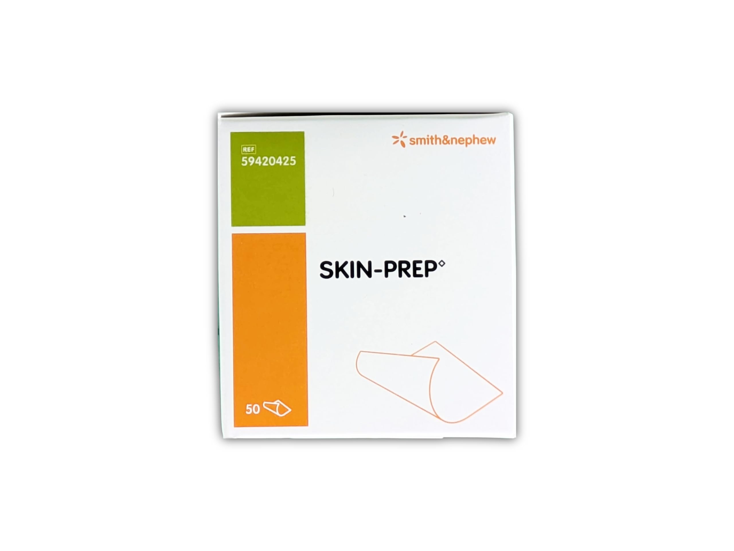 Skin-Prep 50 Lingettes de Préparation pour la Peau