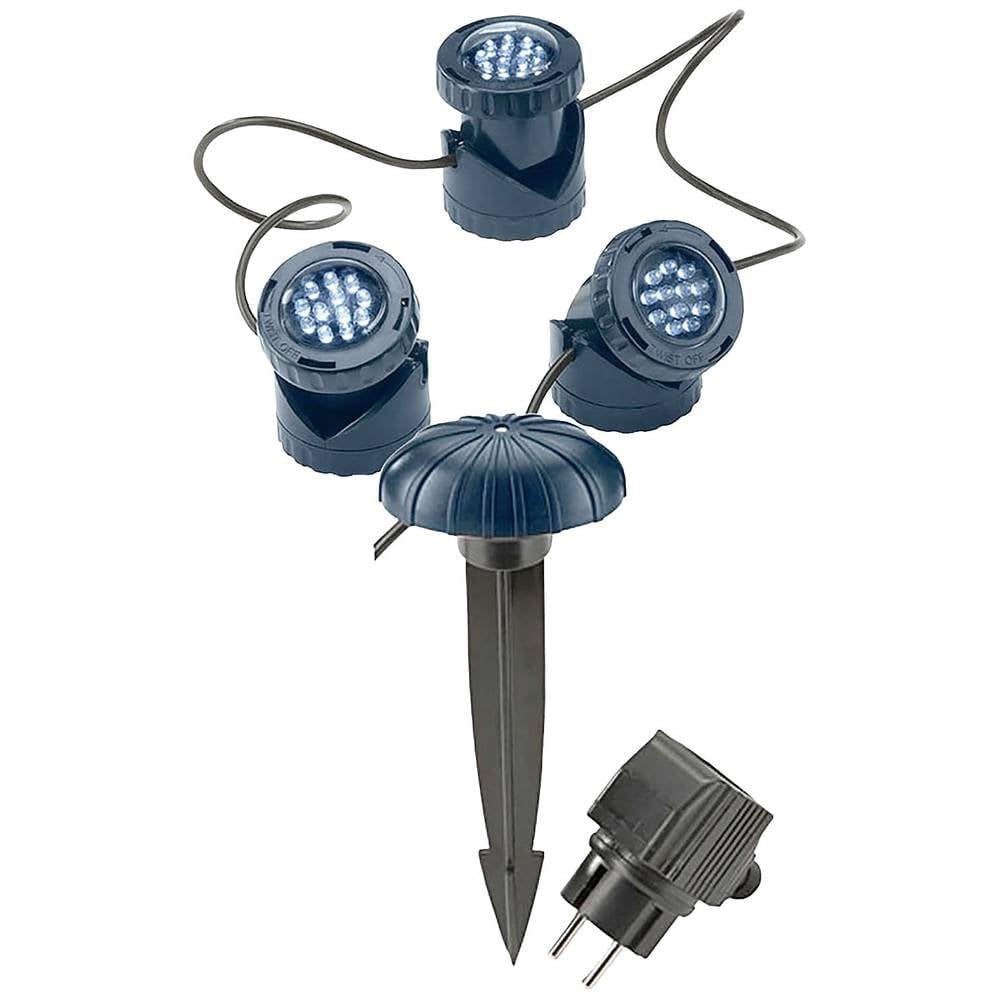 FIAP LIGHT ACTIVE SET - LED - Unterwasserbeleuchtung - Gartenbeleuchtung - Teich - Garten - inkl. Farbscheiben -
