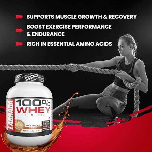 Image of Labrada 100% Whey Protein Concentrate, 2Kg, Mocha (57 Servings, 25g Protein, 0g Sugar)