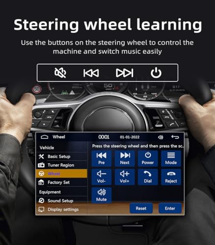 Radio para coche doble din con pantalla táctil 7 pulgadas miniatura 4