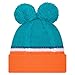 New Era Women's Aqua Miami Dolphins Double Bubble Cuffed Knit Hat with Poms
